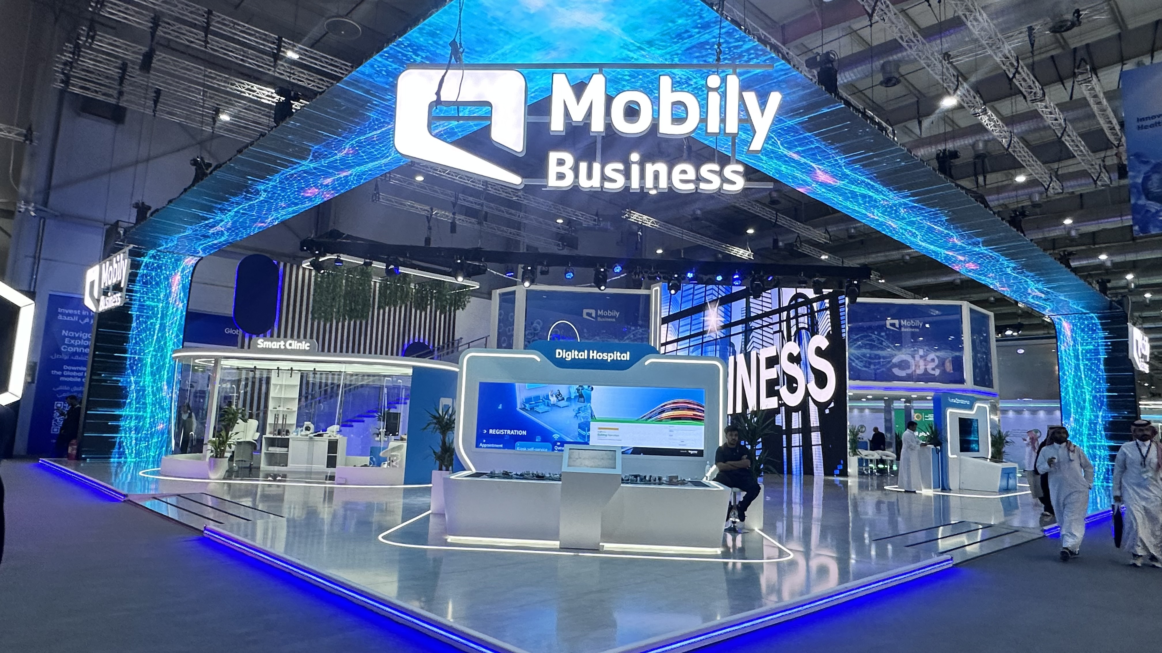 Riyadh Global Health Exhibition-Mobily Stand